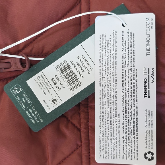 NWT Alpine Design Quilted Pullover Jacket - Picture 4 of 4